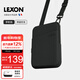 樂(lè )上（LEXON）休閑斜挎包男士單肩手機包商務(wù)運動(dòng)輕便通勤百搭牛皮配件小背包