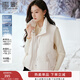 香影輕薄無(wú)袖羽絨服馬甲女2025冬季新款90白鴨絨疊穿白色短款外套 米白 L 165/88A/110-125斤