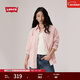 Levi's李維斯25年秋冬新款女士美式復古巴恩風(fēng)燈芯絨翻領(lǐng)休閑襯衫 粉色 M