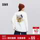 森馬（Semir）迪士尼合作系列長(cháng)袖T恤女春季中長(cháng)款寬松落肩上衣101125101003