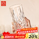 RCR水晶玻璃杯高顏值進(jìn)口茶具泡茶杯透明大容量水杯牛奶杯360ml*6