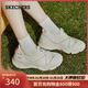 斯凱奇（Skechers）懶懶鞋女鞋秋季一腳蹬休閑鞋厚底懶人鞋軟底運動(dòng)鞋117310