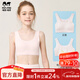 瑁恩·瑁愛(ài)（Mn·Mo）少女文胸兒童發(fā)育期二段內衣女童莫代爾小背心學(xué)生抹胸防凸點(diǎn) 萌新愿望(粉色) 清涼透氣 160 （80A 建議體重80-100斤）