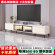 嘉名朗蜂窩鋁電視柜巖板現代簡(jiǎn)約家用收納茶幾組合落地客廳極簡(jiǎn)電視柜 【奶油白】1.6m電視柜