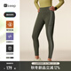 Keep【新品】絨里收納緊身褲女25秋冬運動(dòng)跑步磨毛保暖瑜伽長(cháng)褲子9422 棕綠色 XL