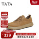 他她（TATA）商務(wù)復古皮鞋男士棕色真皮工裝鞋OCD05AM5 黃棕 42