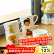 舍里可愛(ài)動(dòng)物陶瓷馬克杯情侶咖啡杯兒童牛奶杯家用早餐杯子創(chuàng  )意喝水杯 考拉320ML 可進(jìn)四機