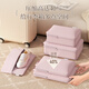 邦尼美家2件裝旅行收納袋出差行李箱貼身衣物整理袋旅游必備分裝包 粉色 