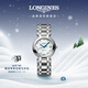 浪琴（LONGINES）瑞士手表 心月系列 機械鋼帶女表L81114876