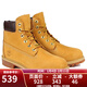添柏嵐（Timberland）女鞋戶(hù)外經(jīng)典款高幫大黃靴12909W寬版 小麥色 36 US4
