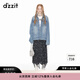DZZIT地素牛仔外套春秋美式復古風(fēng)潮丹寧主義風(fēng)潮女 藍色 S
