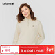 LAFUMA樂(lè )飛葉戶(hù)外衛衣女 秋冬寬松半拉鏈套頭長(cháng)袖T恤休閑上衣 LFTS4DW75 杏仁白PW 170/88A（40）