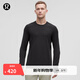 lululemon丨Surge Warm 男士長(cháng)袖運動(dòng)衫 速干透氣 LM3DMGS 黑色 M