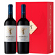 蒙特斯官旗 智利原瓶進(jìn)口紅酒 天使紅色送禮紅酒禮盒750ml 天使系列梅洛雙支裝