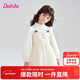 笛莎（DEESHA）女童小香風(fēng)網(wǎng)紗連衣裙2025冬季款公主禮服裙中大童女孩童裝裙子