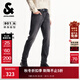 杰克·瓊斯（JACK&JONES）冬季男裝牛仔褲修身保暖面料舒適彈力防靜電牛仔長(cháng)褲子225432075 A16深灰牛仔 常規 28 165 W28/L30