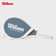 威爾勝（Wilson）官方RETRO尼龍硬挺刺繡LOGO金屬拉鏈單支網(wǎng)球拍套挎包 WU00004511BUQ-中國藍