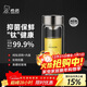希諾雙層玻璃杯抗菌隔熱高檔車(chē)載水杯男2025新款鈦杯泡茶杯子X(jué)N-9103K