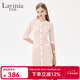Lavinia Club拉維妮婭小香風(fēng)針織連衣裙2025春季新款修身優(yōu)雅氣質(zhì)半身裙子 粉色 M 165/88A