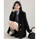 何佳功黑色西裝外套女2026春季新款職業(yè)商務(wù)會(huì )議正裝演講比賽面試西服 黑色 L 【建議100-115斤】