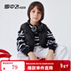 雪中飛秋冬兒童羽絨內膽馬甲輕薄背心男女童坎肩 黑色 170