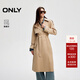 ONLY2025夏季新款通勤氣質(zhì)插肩袖防風(fēng)長(cháng)款風(fēng)衣外套女|125336007 C11巨石沙色 M