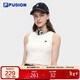 FILA FUSION斐樂(lè )潮牌女子針織背心2025夏休閑緊身無(wú)袖上衣