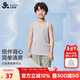 久歲伴兒童背心男童夏季薄款中大童寶寶男孩無(wú)袖打底可外穿清爽透氣上衣 灰色 170 /身高160-172體重105-120斤