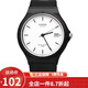 卡西歐(CASIO)手表 學(xué)生兒童中性手表 白盤(pán)黑色橡膠帶MW-59-7E