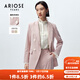 艾諾絲雅詩(shī)【商場(chǎng)同款】春秋款職場(chǎng)OL風(fēng)收腰顯瘦粉色西裝外套女20211341 櫻花粉 M