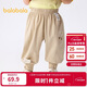 巴拉巴拉褲子嬰兒夏季薄款長(cháng)褲男女童運動(dòng)褲2025簡(jiǎn)約可愛(ài)時(shí)髦209225108201