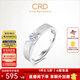 CRD克徠帝【現貨閃發(fā)】PT950鉑金雙箭頭鉆石鉆戒鉑金戒指男戒婚戒 【B0709】鉑金9分