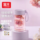 富光清然玻璃杯 高硼硅玻璃水杯子 女生便攜牛奶咖啡高顏值茶杯330ml