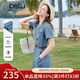 百圖betu女裝2025夏季新款連衣裙配腰帶棉感潮流牛仔裙子女2503D03 牛仔色 L