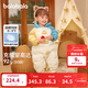 巴拉巴拉童裝嬰兒羽絨服連體衣寶寶衣服冬裝哈衣爬服萌趣男童女童 藍綠41501 80 cm