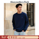 Abercrombie & Fitch經(jīng)典小麋鹿圖案美式棉質(zhì)圓領(lǐng)套頭長(cháng)袖T恤25秋冬男裝124-5565 海軍藍 S (175/92A) 尺碼偏大，建議小一碼