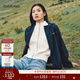 Calvin KleinJeans25秋冬新款女士商務(wù)休閑通勤ck刺繡立領(lǐng)拉鏈針織開(kāi)衫外套