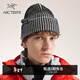 ARC'TERYX始祖鳥(niǎo) RIBBED TOQUE 男女同款 絨線(xiàn)帽 黑色/極地白 均碼