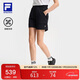 FILA斐樂(lè )官方女士梭織五分褲2025夏季健身運動(dòng)涼感寬松短褲