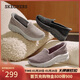 斯凱奇（Skechers）新年禮物女鞋2025新品冬加絨保暖單鞋健步鞋一腳蹬休閑鞋159340