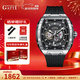 布加迪（BONEST GATTI）手表男士自動(dòng)機械表男款德國防水酒桶型商務(wù)腕表開(kāi)工季禮物送男友