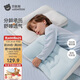 貝肽斯兒童枕頭3-8歲分區護頸寶寶成長(cháng)枕幼兒園枕H2海鹽藍+游趣鴨鴨枕套