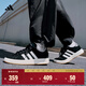 adidas「面包鞋」GRAND COURT BASE 00s休閑低幫板鞋男女阿迪達斯 黑色/白色/樹(shù)脂黃(推薦女生選小半碼)   37