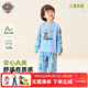 汪汪隊立大功兒童家居服套裝棉質(zhì)A類(lèi)男女童長(cháng)袖長(cháng)褲睡衣寶寶空調服 藍色 110
