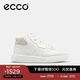 愛(ài)步（ECCO） 休閑鞋女 百搭簡(jiǎn)約平底鞋板鞋高幫球鞋 街頭272823 白色/灰白色27282352292 37