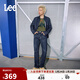 Lee726標準中腰直腳丹寧回潮深藍直筒男牛仔褲潮流