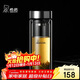 希諾（heenoor）雙層玻璃杯男家用商務(wù)辦公泡茶杯子過(guò)濾車(chē)載水杯XN-9302 345mL