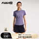 KAILAS FUGA凱樂(lè )石女款圓領(lǐng)短袖功能T恤吸濕速干抑菌戶(hù)外運動(dòng)徒步登山彈力T恤 沉煙紫 L