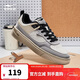 鴻星爾克運動(dòng)板鞋秋季潮流厚底輕便拼接個(gè)性百搭休閑滑板鞋子男鞋
