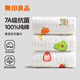 無(wú)印良品兒童毛巾3條裝7A抗菌純棉毛巾童巾6層紗布巾柔軟親膚方巾口水巾